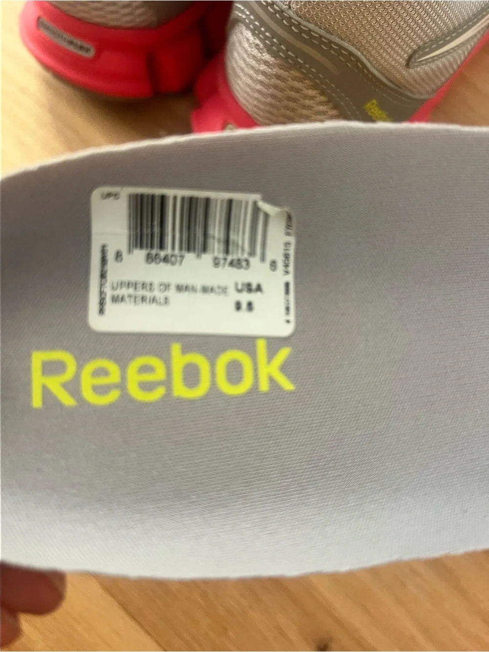 NWT Reebok SmoothFlex Ride Women’s Sneakers - Gray/White/Yellow/Coral Sz 9.5